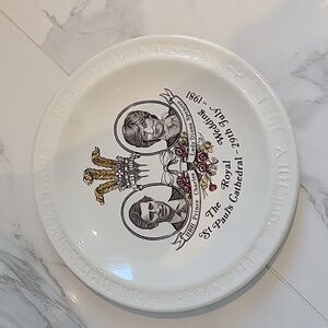 Prince Charles & Lady Diana Plate